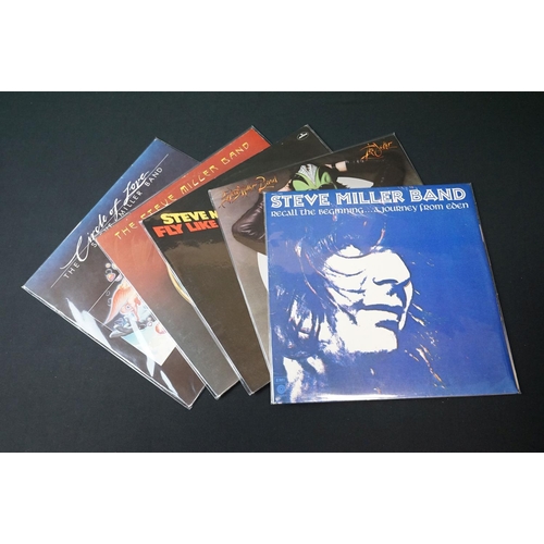 82 - Vinyl - 15 Steve Miller Band LPs to include Your Saving Grace, Number 5, Fly Like an Eagle, Book of ... 