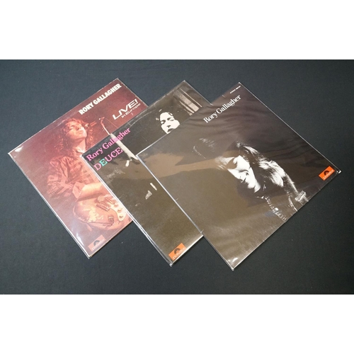 85 - Vinyl - 6 Rory Gallagher LP's to include Self Titled (Polydor 2383 044), Deuce (2383 076), Live In E... 