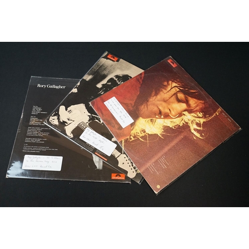 85 - Vinyl - 6 Rory Gallagher LP's to include Self Titled (Polydor 2383 044), Deuce (2383 076), Live In E... 