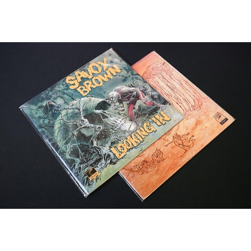 86 - Vinyl - Six Savoy Brown LPs to include Getting to the Point, Blue Matter, Hellbound Train etc, all e... 