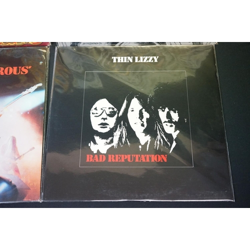 102 - Vinyl - Four Thin Lizzy LPs to include Jailbreak on Vertigo 9102008, Johnny the Fox 9102012, Bad Rep... 