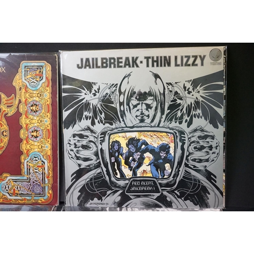 102 - Vinyl - Four Thin Lizzy LPs to include Jailbreak on Vertigo 9102008, Johnny the Fox 9102012, Bad Rep... 