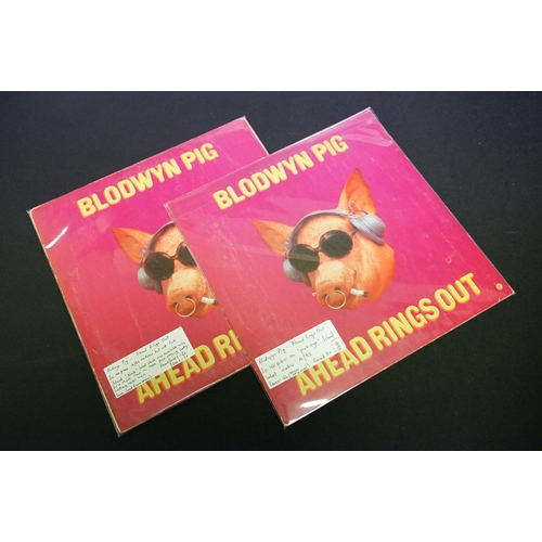 127 - Vinyl - Four Blodwyn Pig LPs to include 2 x Getting To This ILPS9122 and 2 x Ahead Rings Out ILPS910... 