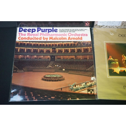 15 - Vinyl - 4 Deep Purple LP's to include In Rock (SHVL 777) first UK press, Fireball (SHVL 793) first U... 