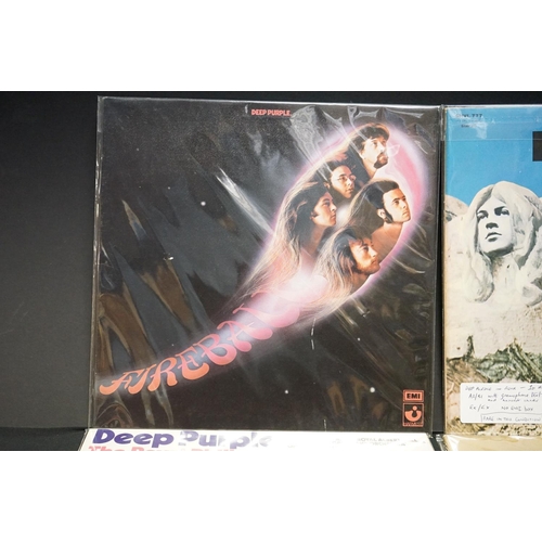 15 - Vinyl - 4 Deep Purple LP's to include In Rock (SHVL 777) first UK press, Fireball (SHVL 793) first U... 