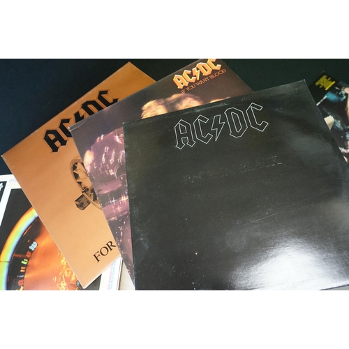 169 - Vinyl - Apporx 65 Rock & Metal LP's including Bon Jovi, Deep Purple, Uriah Heap, Motley Crue, ACDC, ... 