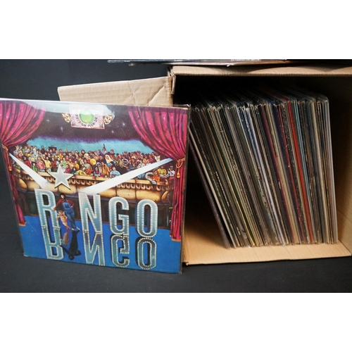 180 - Vinyl - Around 60 Rock and Pop LPs to include Ringo Starr, Status Quo, Slade, Wings, U2, Rush etc, s... 