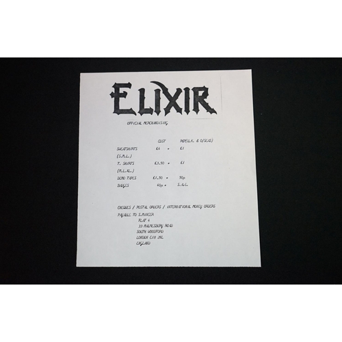 200 - Vinyl - NWOBHM Elixir Treachery Ride Like The Wind.  Highly desirable private pressing with original... 