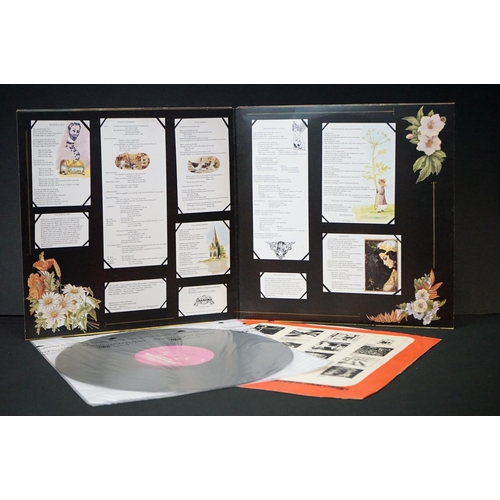 89 - Vinyl - Genesis Nursery Cryme LP CAS1032 pink scroll label textured gatefold sleeve, Charisma advert... 