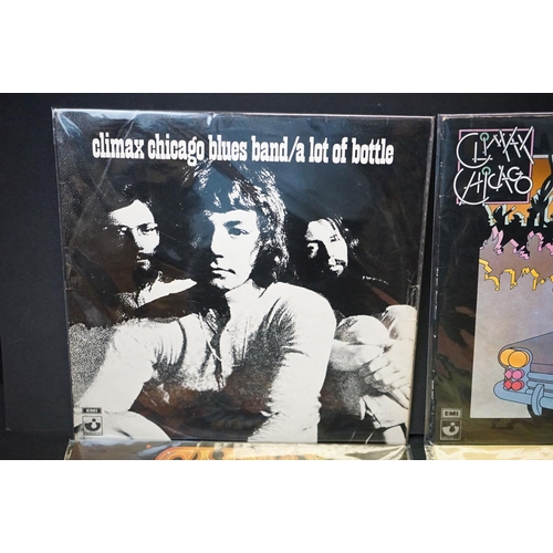 95 - Vinyl - Five Climax Chicago Blues Band LPs to include A Lot of Bottle on Harvest SHSP40091 first pre... 