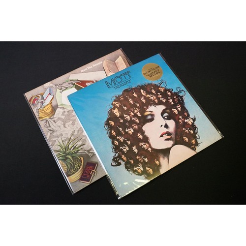 113 - Vinyl - Seven Mott The Hoople LPs to include self titled (Their First Album), Wild Life, Mott, All T... 