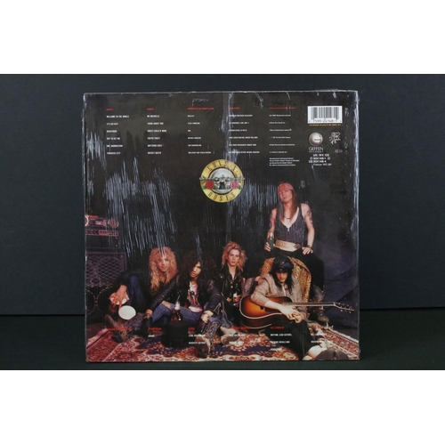 39 - Vinyl - Guns N Roses Appetite For Destruction LP on Geffen WX 125.  Sleeve Ex in shrink (opened), Vi... 