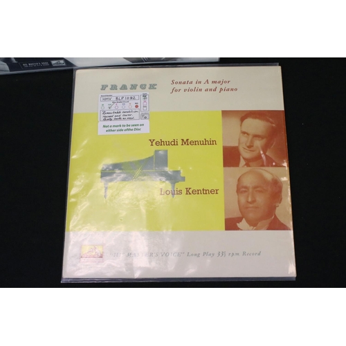 474 - Vinyl - Classical 3 HMV Yeheudi Menuhin LP's to include Franck: Sonata in A 10