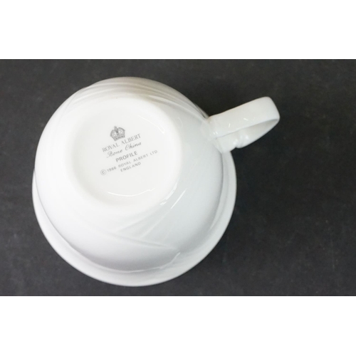 22 - Royal Doulton ' Profile ' Tea Set comprising Tea Pot, 2 Milk, Sugar and Six Cups & Saucers