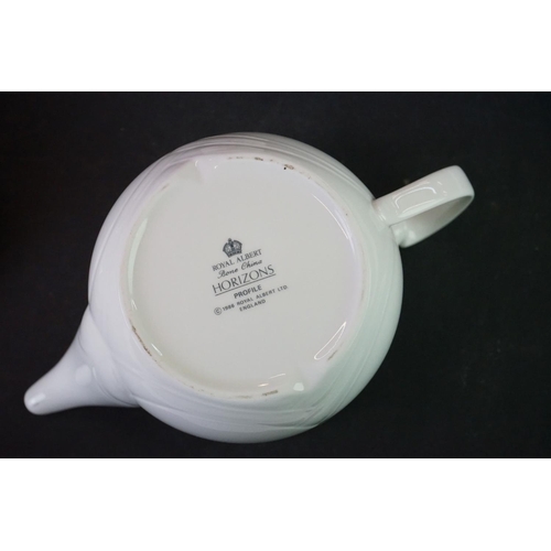 22 - Royal Doulton ' Profile ' Tea Set comprising Tea Pot, 2 Milk, Sugar and Six Cups & Saucers