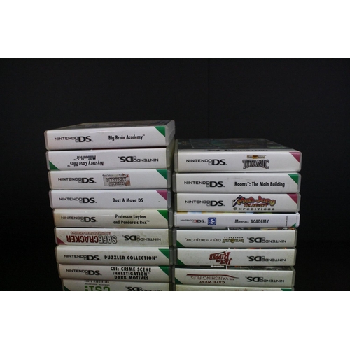 211 - Nintendo DSi and Nintendo 3DS handheld gaming consoles plus 25 x DS games to include Professor Layto... 