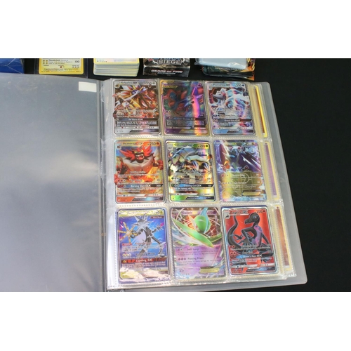 184 - Pokemon - Binder of Pokemon cards to include basic, stage1, stage 2, shinies, energy & trainer plus ... 