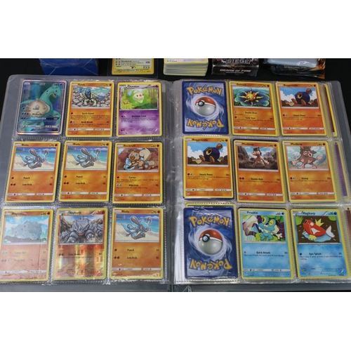 184 - Pokemon - Binder of Pokemon cards to include basic, stage1, stage 2, shinies, energy & trainer plus ... 