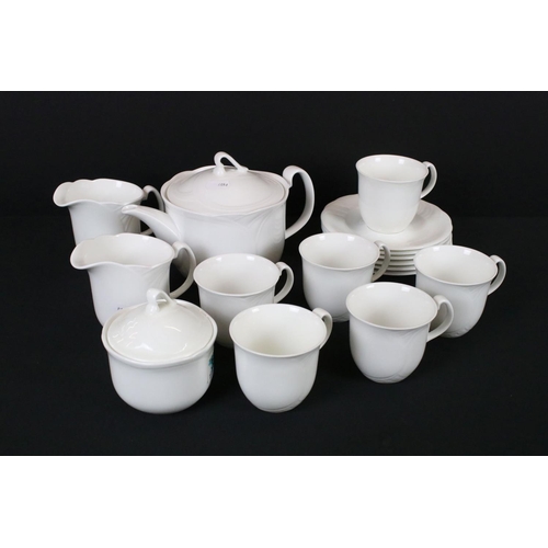 22 - Royal Doulton ' Profile ' Tea Set comprising Tea Pot, 2 Milk, Sugar and Six Cups & Saucers