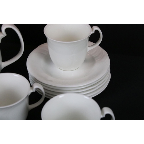 22 - Royal Doulton ' Profile ' Tea Set comprising Tea Pot, 2 Milk, Sugar and Six Cups & Saucers