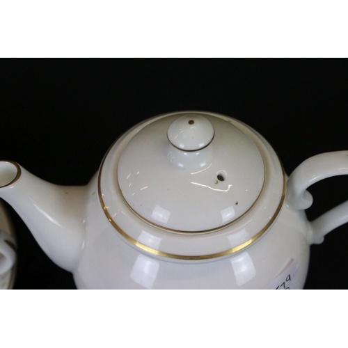 34 - Fortnum & Mason Fine Bone China Tea Set for one comprising Teapot, Cup and Saucer