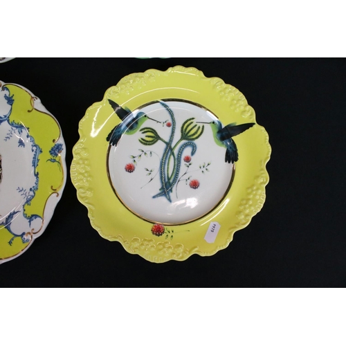 37 - Set of Six ' Nature Table ' Plates designed by Lou Rota, 24cm diameter