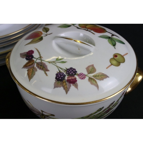 53 - Collection of Royal Worcester ' Evesham ' Dinner ware including Five Large Lidded Tureens and Six Sm... 