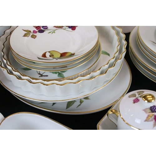 53 - Collection of Royal Worcester ' Evesham ' Dinner ware including Five Large Lidded Tureens and Six Sm... 