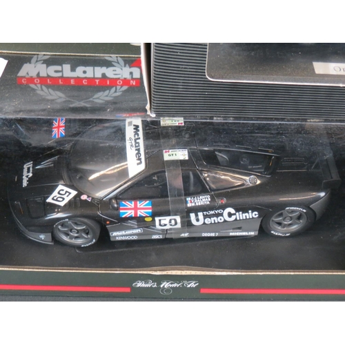 461 - Four boxed 1:18 diecast models to include UT models Mclaren Collection No53 Franck Muller, Pauls Mod... 