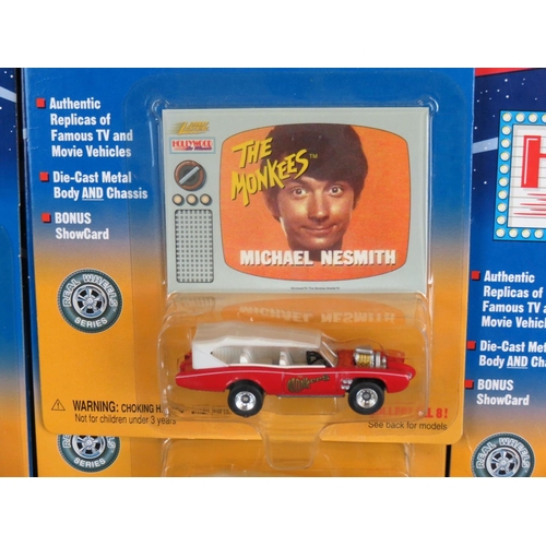 467 - 13 Carded Johnny Lightning The Monkees diecast models to include 10 x Hollywood on Wheels (all varia... 