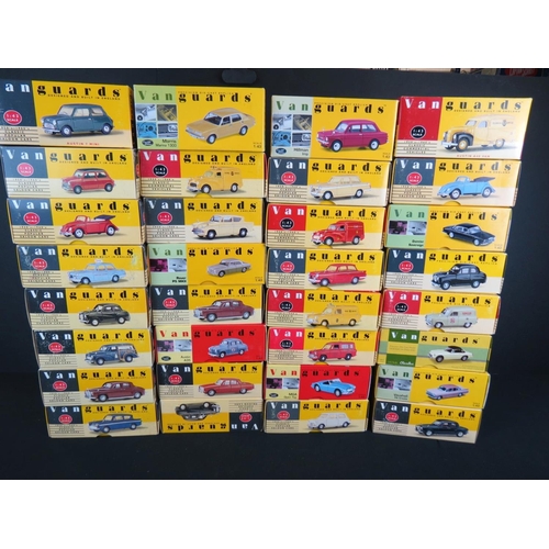 470 - 39 Boxed 1:43 Vanguards diecast models, diecast vg, boxes gd overall