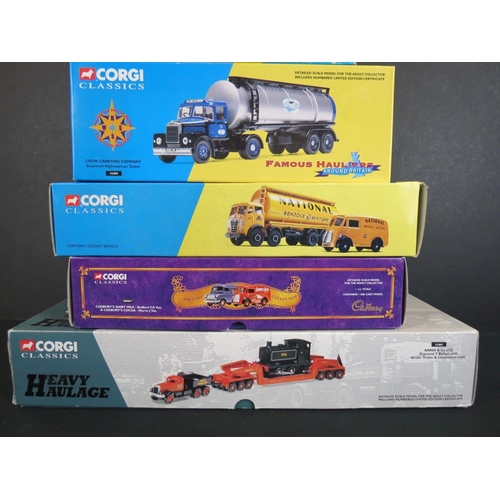 474 - 10 Boxed Corgi Classics to include Heavy Haulage 31007 Diamond T Ballast with Girder Trailer & Locom... 