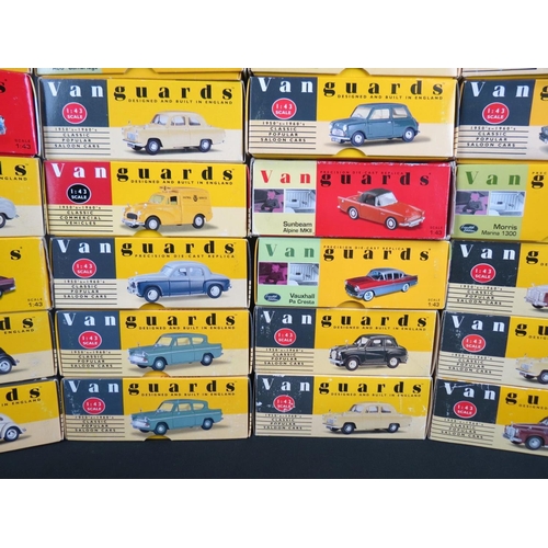 476 - 38 Boxed 1:43 Vanguards diecast models, diecast vg, boxes gd overall