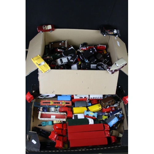 412 - Large quantity of diecast & plastic models to include Corgi, Solido, Matchbox and many others (two b... 