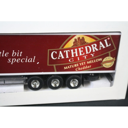 355 - Two boxed diecast haulage models with Cathedral City decals to include Tekno British Collection and ... 