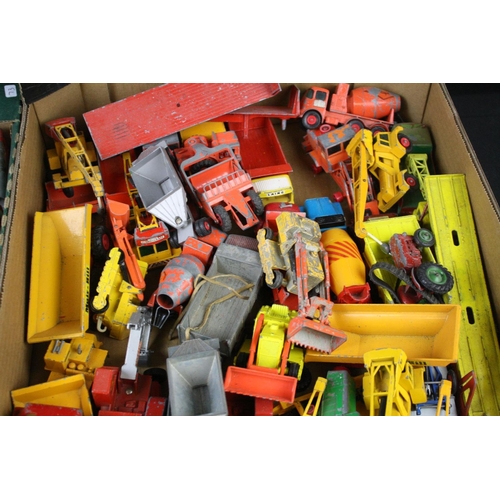 359 - Quantity of play worn Matchbox diecast models to include mainly construction and commercial models f... 