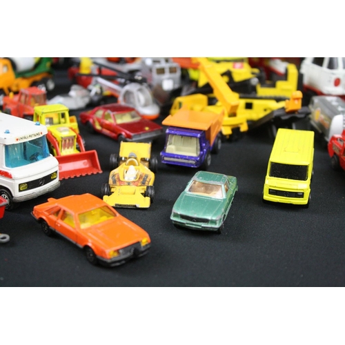 360 - Approximately 56 Loose Mainly Diecast Playworn Vehicles including Matchbox Super Kings, Corgi, Lones... 