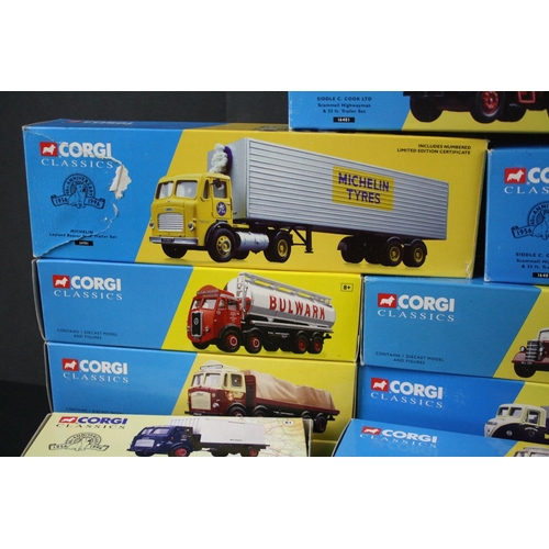 364 - 15 Boxed Corgi Classics haulage diecast models to include 15101 Express Dairy, 27301 Bulwark Transpo... 