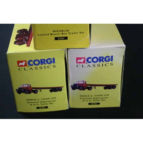 364 - 15 Boxed Corgi Classics haulage diecast models to include 15101 Express Dairy, 27301 Bulwark Transpo... 