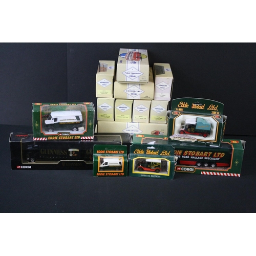 366 - 18 Boxed diecast models to include Classic Vehicles from Corgi, Eddie Stobart, Guinness, Public Tran... 