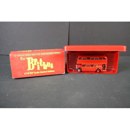 491 - Seven boxed / cased 1:76 Britbus diecast models to include GS02 Guy Arab III Midland Red (BMMO), 621... 