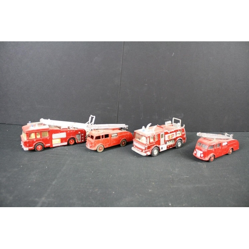 499 - 28 Fire Engine models, mainly diecast and plastic examples to include Dinky 955 Fire Engine x 2, oth... 