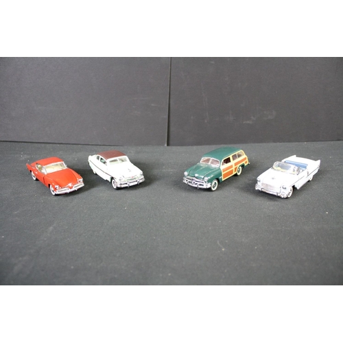 503 - Franklin Mint The Classic Cars of the 50s complete set with wooden display stand & binder with magaz... 