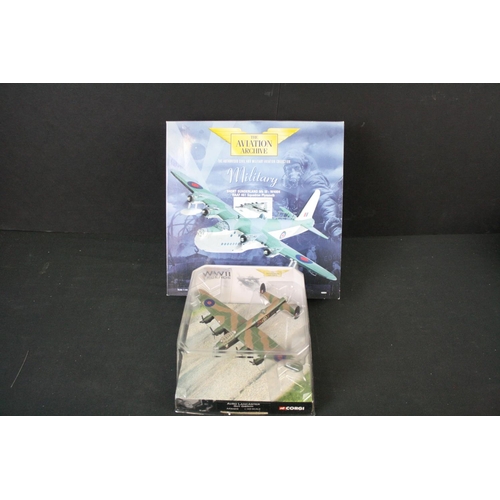 504 - Nine boxed 1/144 Corgi The Aviation Archive diecast model planes to include 5 x Military (48203 Boei... 