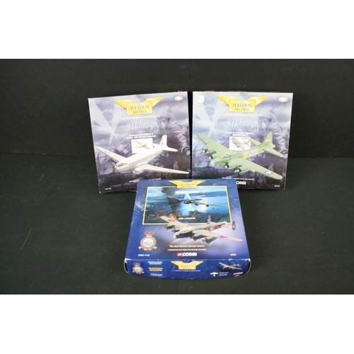 504 - Nine boxed 1/144 Corgi The Aviation Archive diecast model planes to include 5 x Military (48203 Boei... 