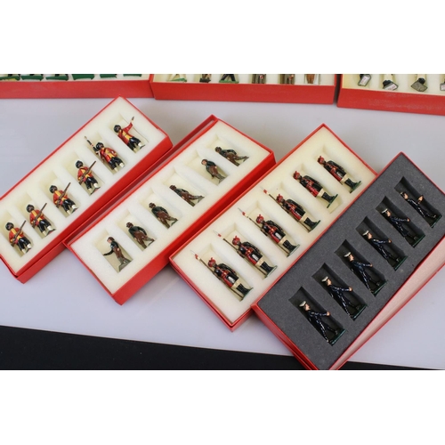 293 - 27 Boxed contemporary metal figure sets to include Good, Tradition, Britains featuring British Navy,... 