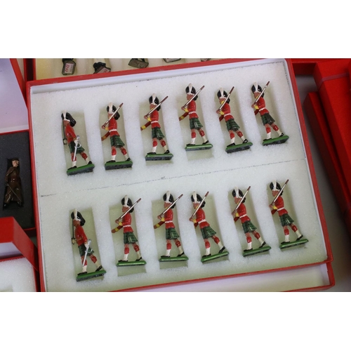 293 - 27 Boxed contemporary metal figure sets to include Good, Tradition, Britains featuring British Navy,... 