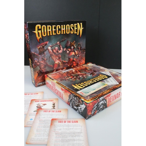 204 - Games Workshop - Boxed Warhammer Gorechosen combat game plus 3 x boxed Warhammer sets to include Fir... 