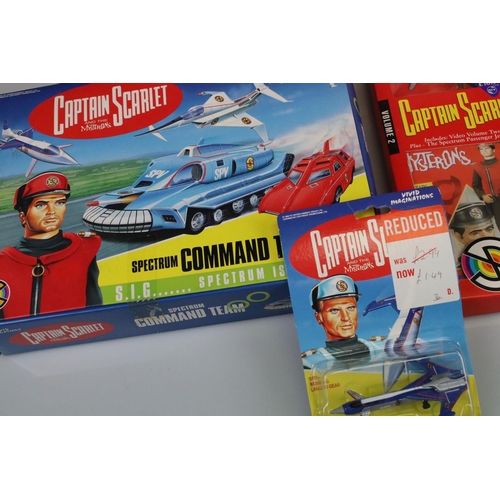 208 - Boxed Matchbox Thunderbirds Commemorative Set, boxed Vivid Imaginations Captain Scarlet Spectrum Com... 