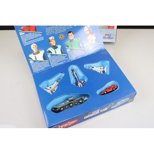 208 - Boxed Matchbox Thunderbirds Commemorative Set, boxed Vivid Imaginations Captain Scarlet Spectrum Com... 